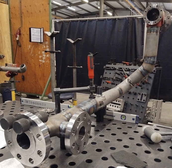 Stalen TIG laswerk van leidingsystemen voor petrochemie